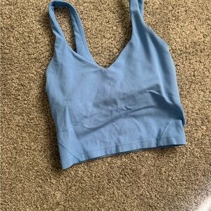 lululemon athletica Aero Blue Align Tank Sz 0